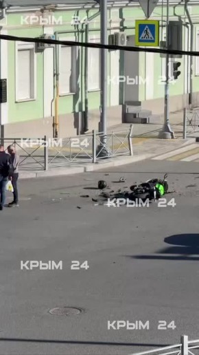 В Симферополе мотоциклист попал в ДТП