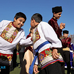 Представители разных национальностей исполнили танец «Калинка-малинка» в Симферополе Представители разных национальностей исполнили танец «Калинка-малинка» в Симферополе