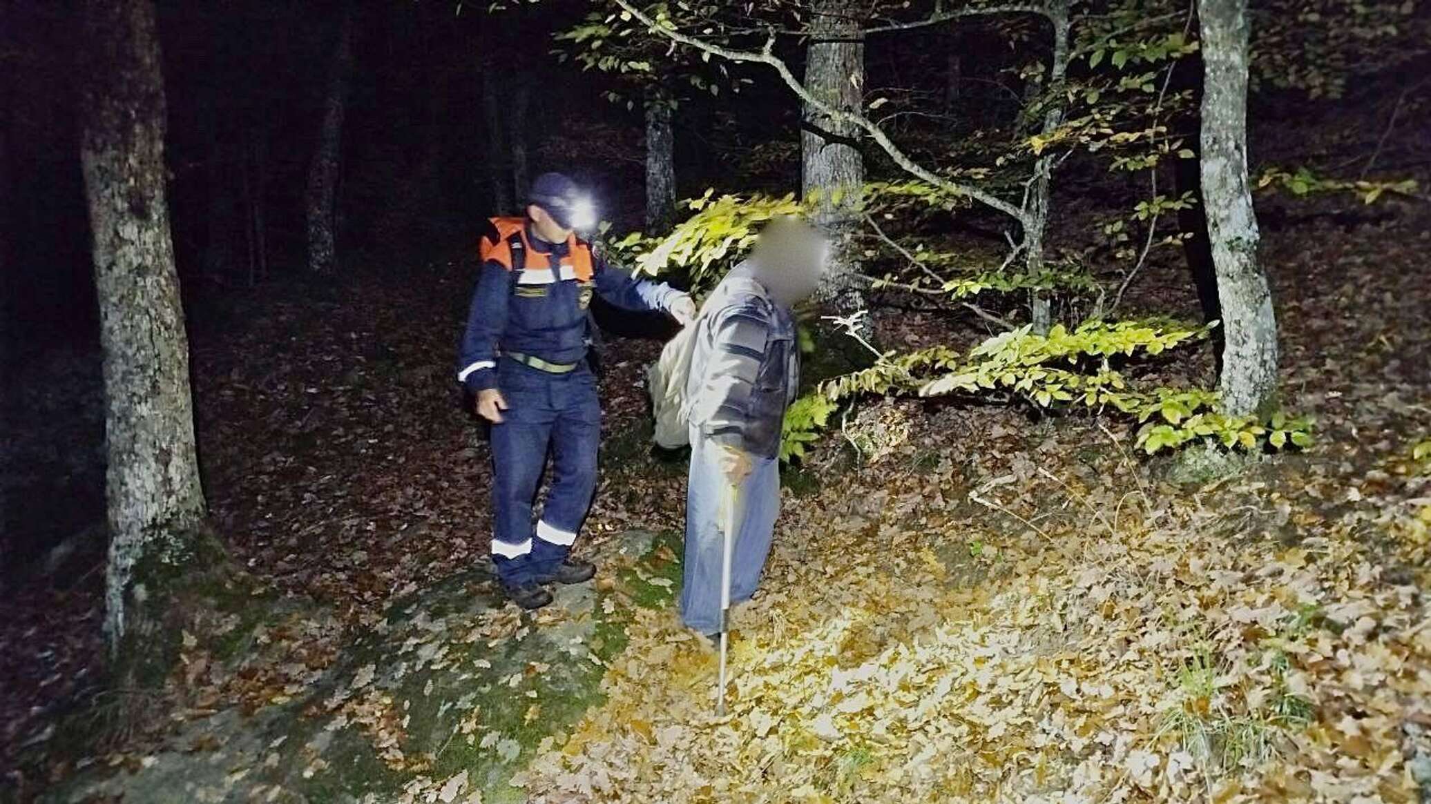 Двое туристов заблудились ночью на горе Аю-Даг в Крыму