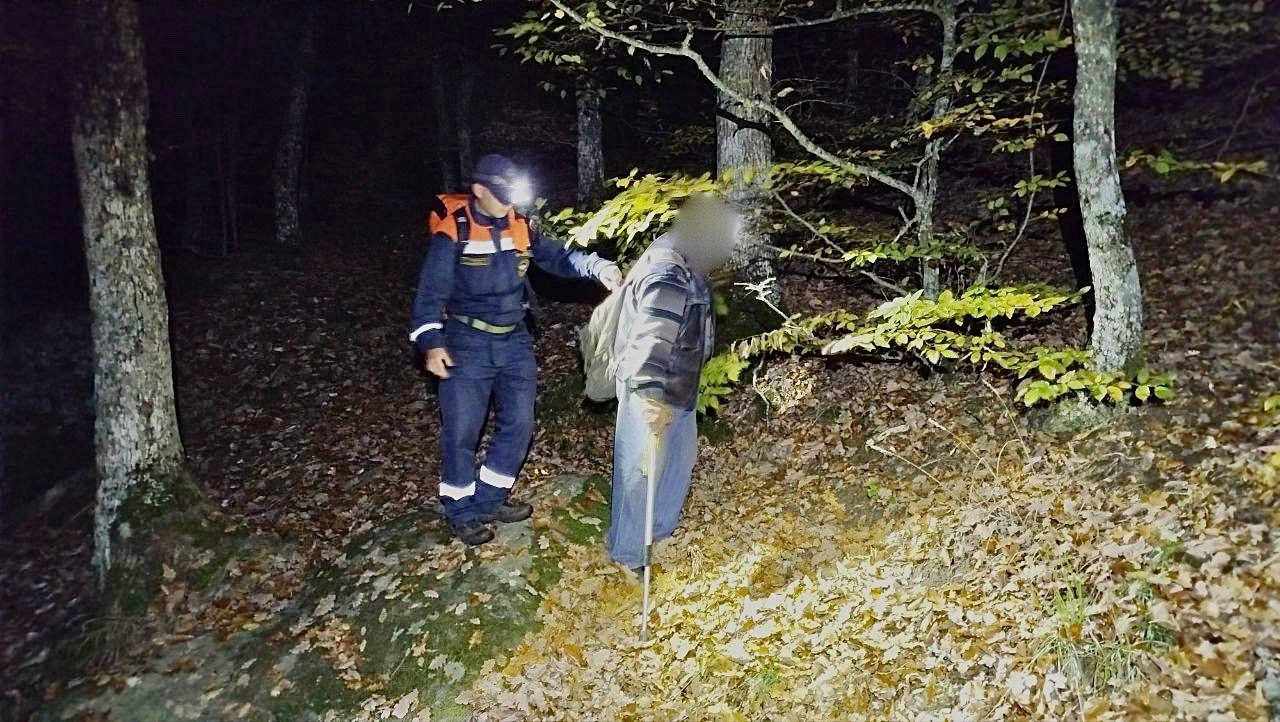 Два туриста заблудились на горе Аю-Даг