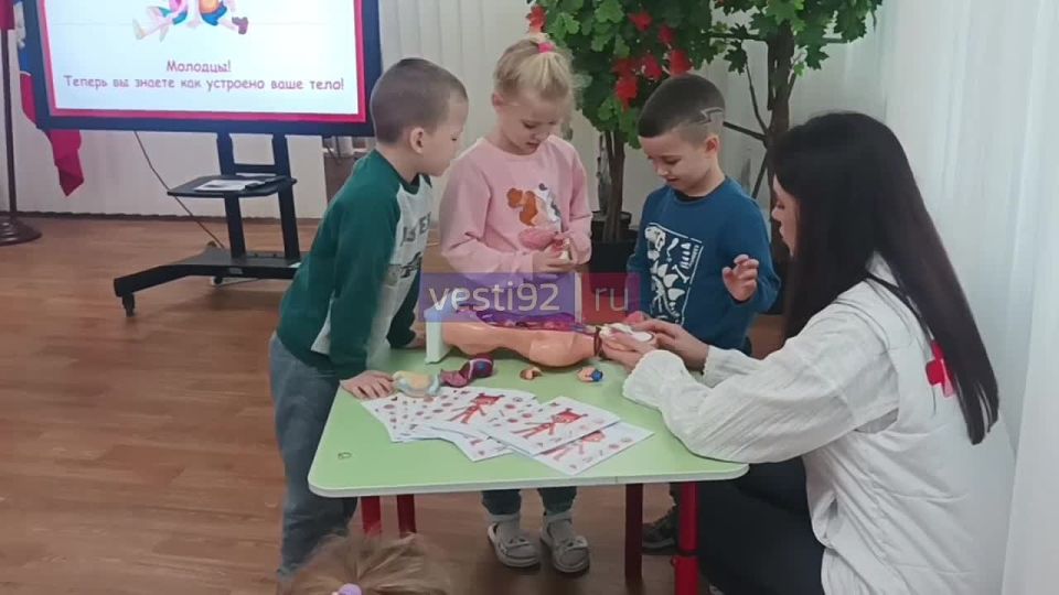 Дошкольников в игровой форме учат основам анатомии человека и правилам гигиены