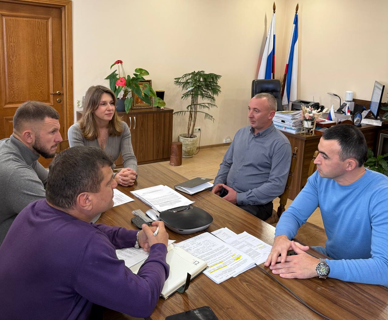 Ольга Шевцова провела встречу с участником Региональной кадровой программы «Герои Крыма»