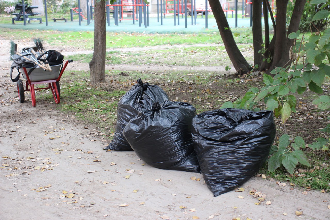 Олег Каторгин: От 70 до 120 мешков листвы Олег Каторгин: От 70 до 120 мешков листвы