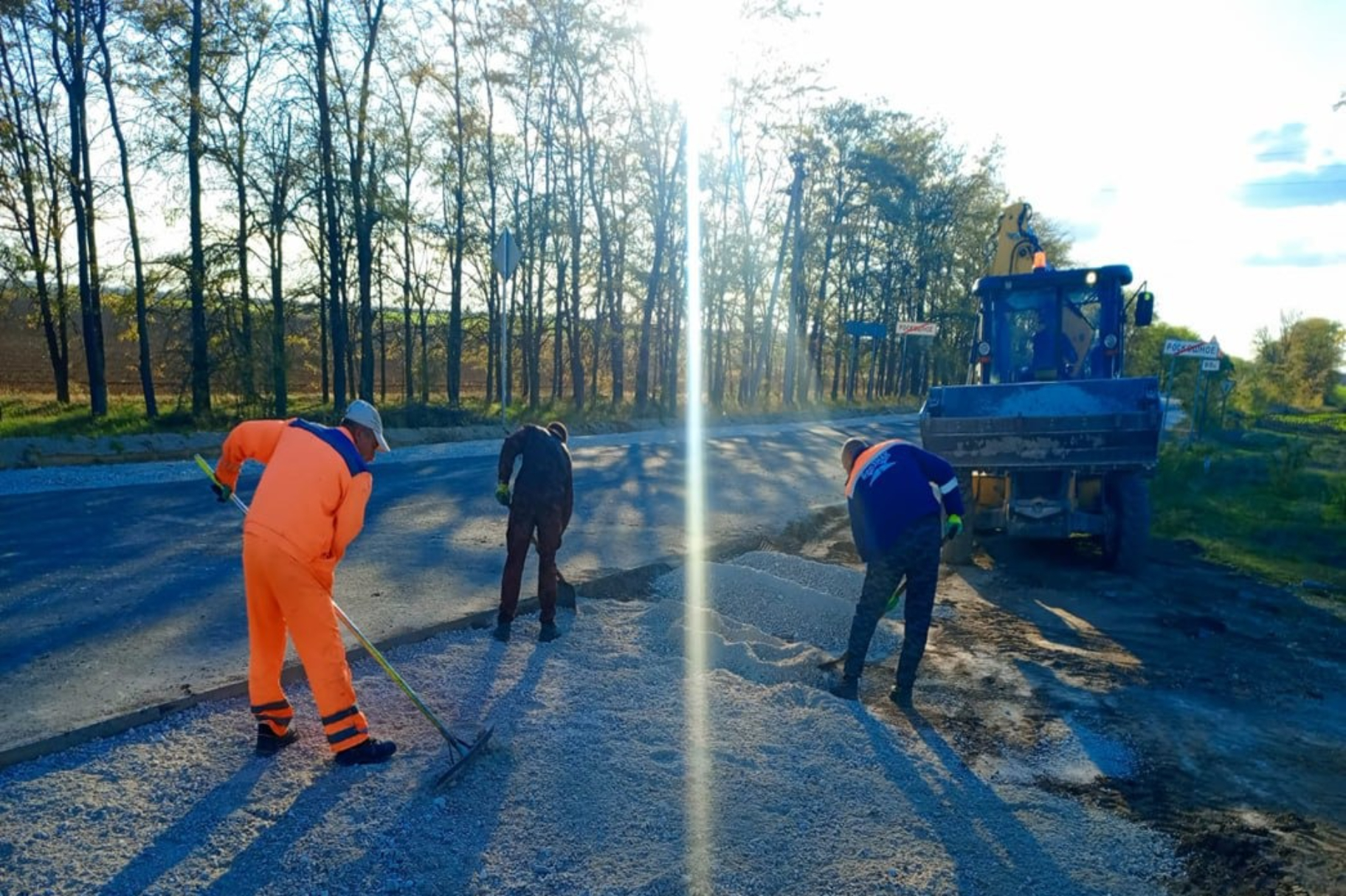 В Крыму завершается ремонт автодороги Днепровка - Роскошное