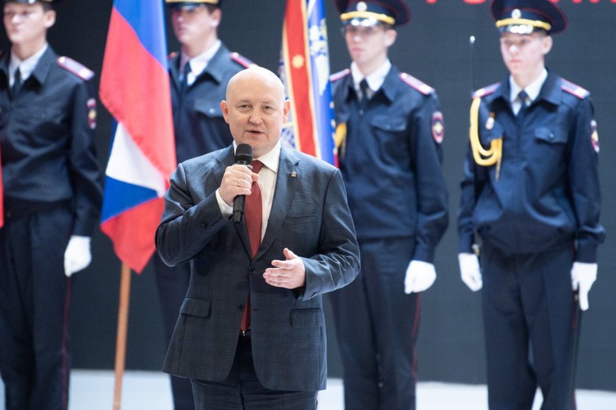 Михаил Развожаев поздравил сотрудников УМВД России по городу Севастополю с предстоящим профессиональным праздником