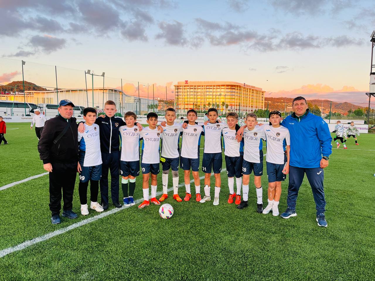 Команда СШ ФК «Сугдея» приняла участие во Всероссийском турнире "Территория Футбола Сириус" Команда СШ ФК «Сугдея» приняла участие во Всероссийском турнире "Территория Футбола Сириус"