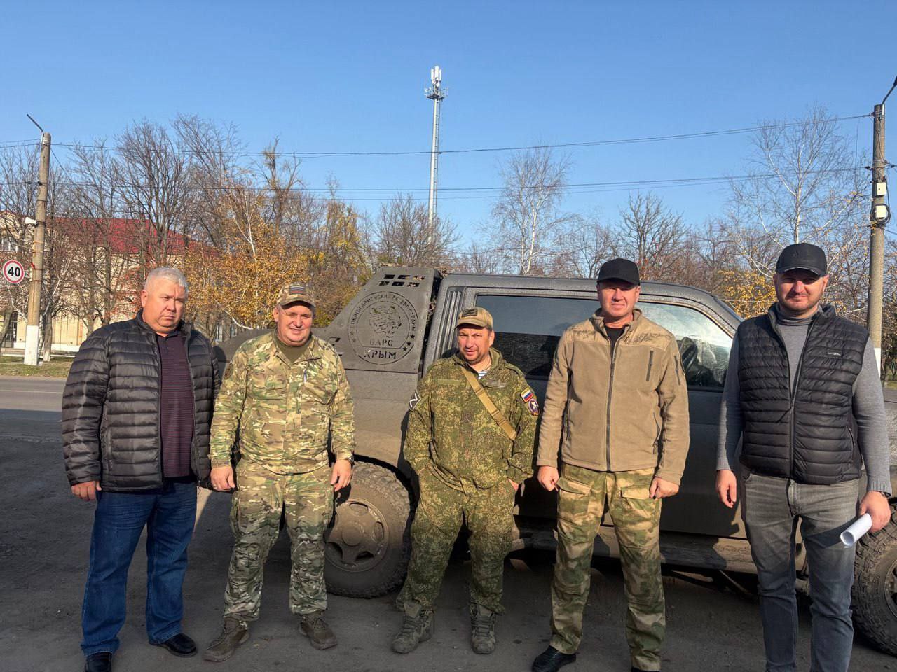 Владислав Хаджиев: Сегодня наши земляки, бойцы подразделения «Барс-Крым», находящиеся в зоне проведения Специальной военной операции, получили от нас важную поддержку Владислав Хаджиев: Сегодня наши земляки, бойцы подразделения «Барс-Крым», находящиеся в зоне проведения Специальной военной операции, получили от нас важную поддержку