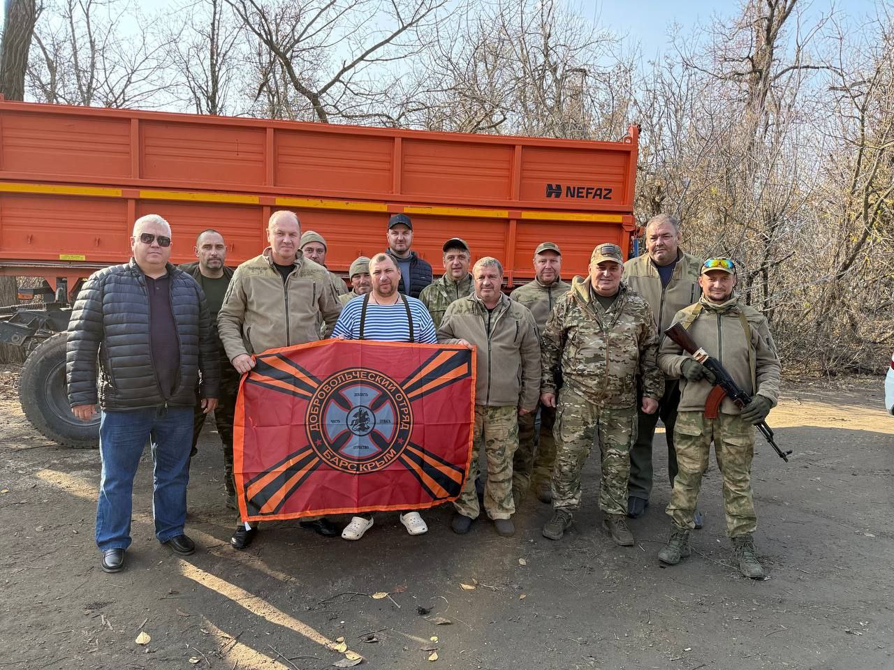 Владислав Хаджиев: Сегодня наши земляки, бойцы подразделения «Барс-Крым», находящиеся в зоне проведения Специальной военной операции, получили от нас важную поддержку Владислав Хаджиев: Сегодня наши земляки, бойцы подразделения «Барс-Крым», находящиеся в зоне проведения Специальной военной операции, получили от нас важную поддержку