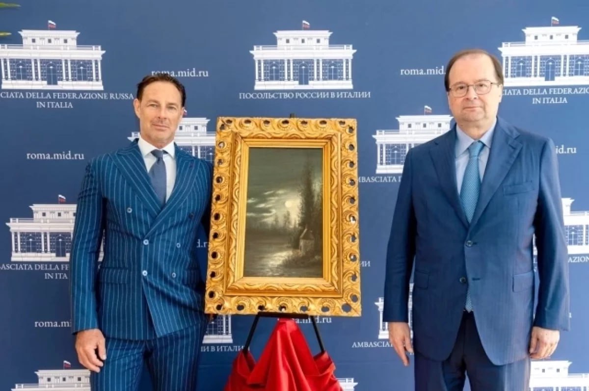 Итальянский коллекционер Паоло Польвани вернул РФ утраченную картину «Лунная ночь в Крыму» Льва Лагорио