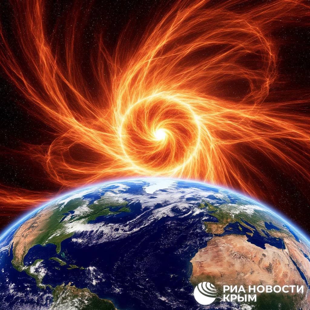 Сильнейшая магнитная буря планетарного масштаба бушует над Землей