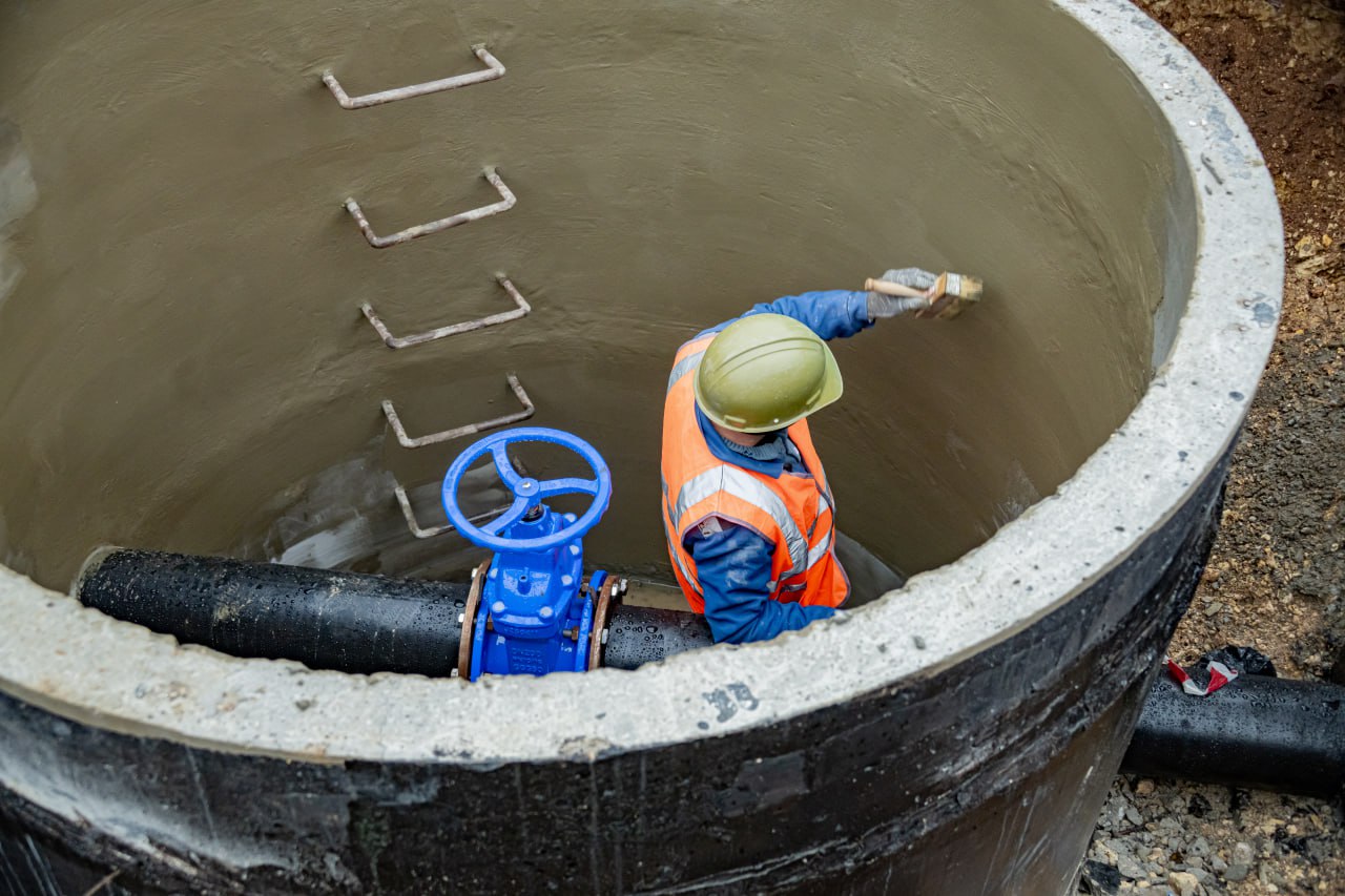 Михаил Развожаев: Строим новую канализационно-насосную станцию районе улицы Амет-Хана Султана Михаил Развожаев: Строим новую канализационно-насосную станцию районе улицы Амет-Хана Султана