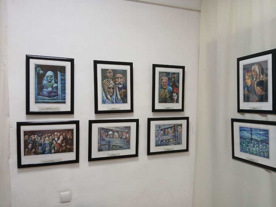 В ГБУ РК «Крымскотатарский музей культурно-исторического наследия» состоялась церемония открытия персональной выставки «Образ и слово» Заслуженного художника Крыма Рустема Эминова В ГБУ РК «Крымскотатарский музей культурно-исторического наследия» состоялась церемония открытия персональной выставки «Образ и слово» Заслуженного художника Крыма Рустема Эминова