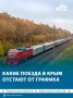 7 поездов по пути в Крым отстают от графика
