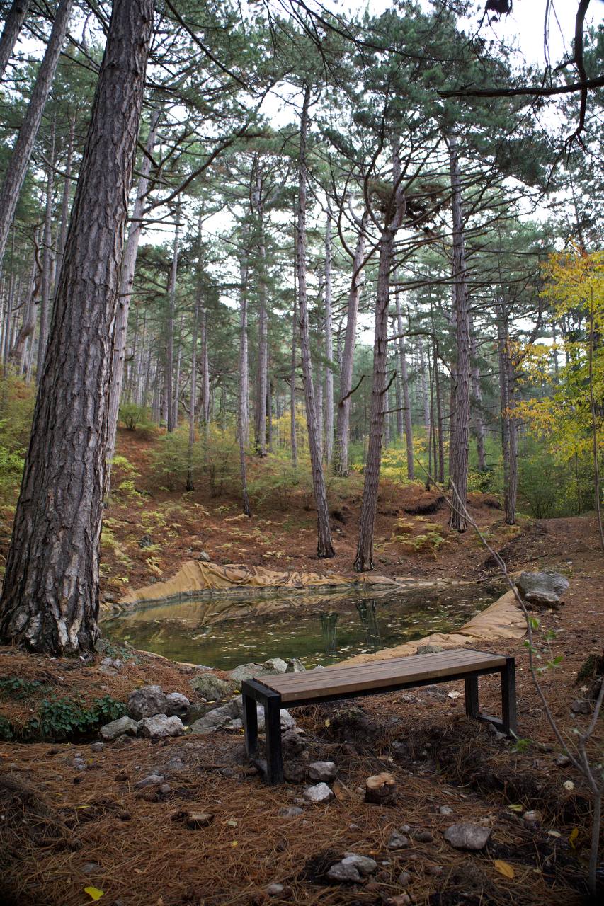 В Крыму очищают пожарные водоёмы В Крыму очищают пожарные водоёмы