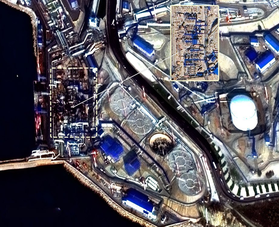 Последствия ударов ВСУ по нефтяному терминалу «Шесхарис» в Новороссийске в ночь на 14 ноября