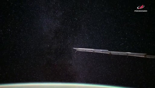 Млечный путь с высоты орбиты показали в "Роскосмосе"