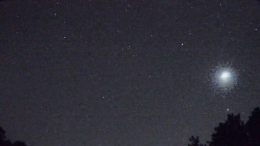 Над Крымом заметили яркий болид