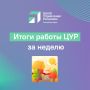 Результаты недели работы ЦУР в цифрах