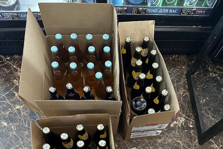 Из магазина в Евпатории изъяли 130 литров пива