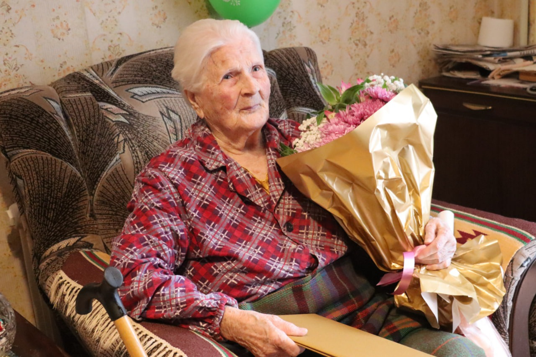 Сегодня столетний юбилей отмечает керчанка, ветеран – участник Великой Отечественной войны Екатерина Максимовна Гришакова