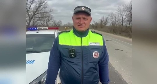 Под Красногвардейским водитель легковушки влетел в грузовик и погиб