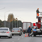 На ключевых трассах Крыма устанавливают современное освещение На ключевых трассах Крыма устанавливают современное освещение