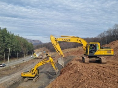 Старовала реконструкция 16-километрового участка трассы от Перевального до Алушты