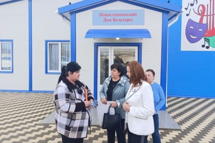 В рамках мониторинга деятельности муниципальных учреждений культуры Татьяна Манежина посетила Джанкойский район