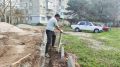 Олег Каторгин: В Керчи приступили к ремонту тротуаров внутри жилого квартала в районе Аршинцево