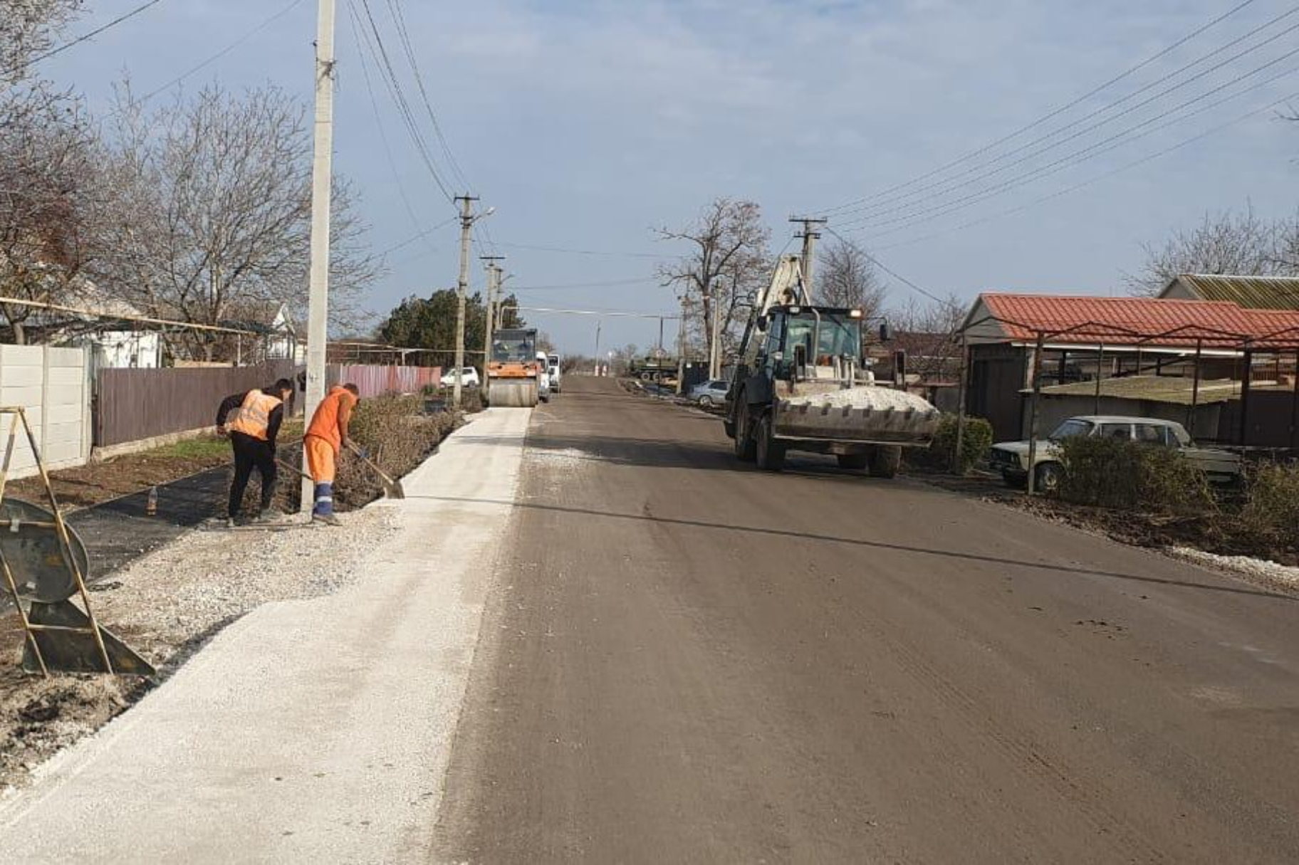 В Крыму завершается ремонт участка автомобильной дороги Граница с Херсонской областью - Армянск до Перекопа