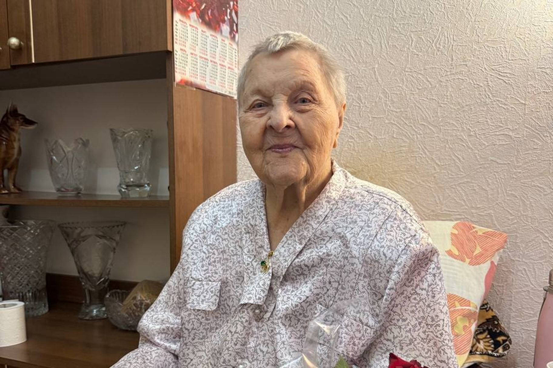 Жительница города Симферополя Пилипец Екатерина Георгиевна отмечает свой 101-й день рождения!