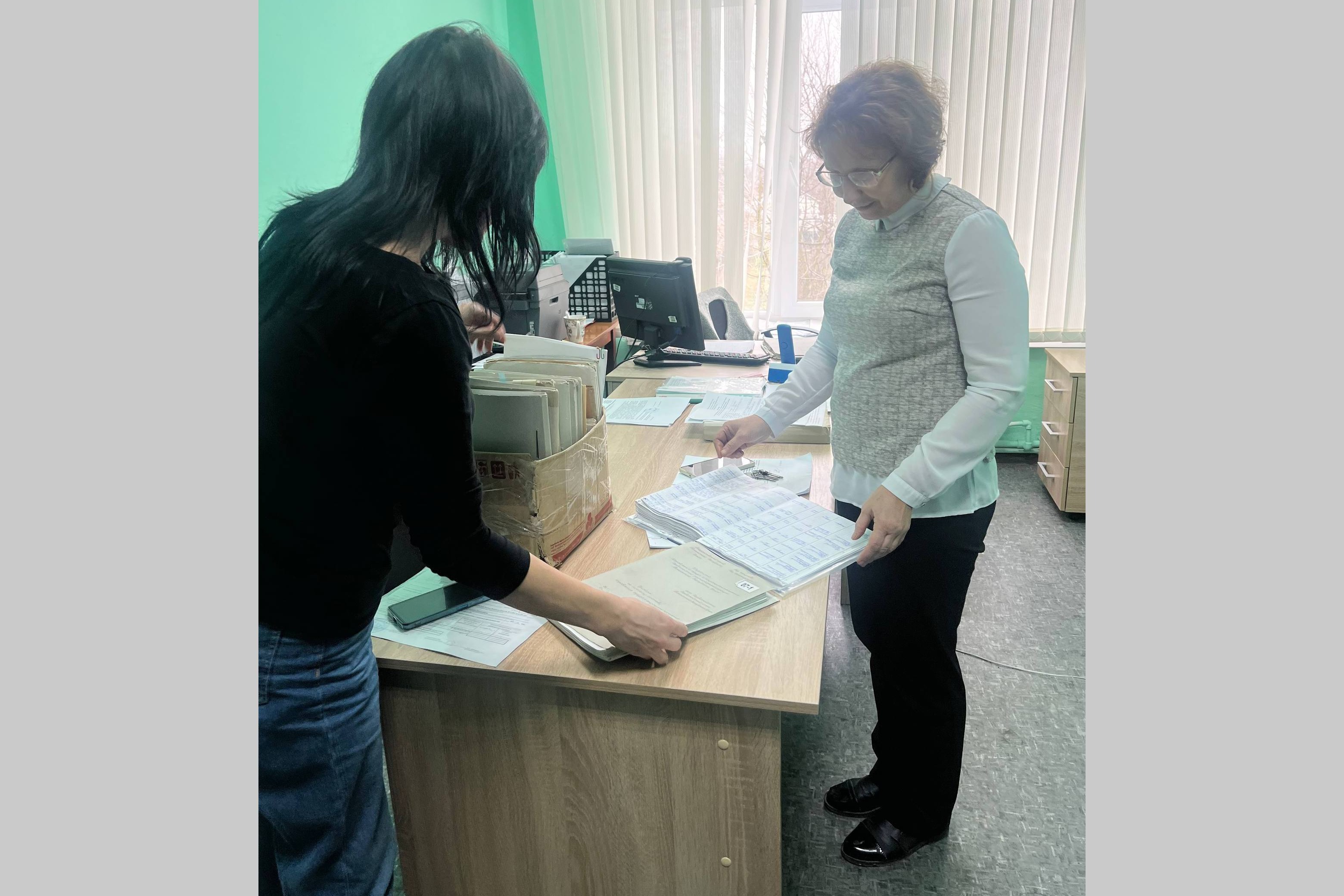 Проведена рабочая встреча с руководителем муниципального архива Первомайского района