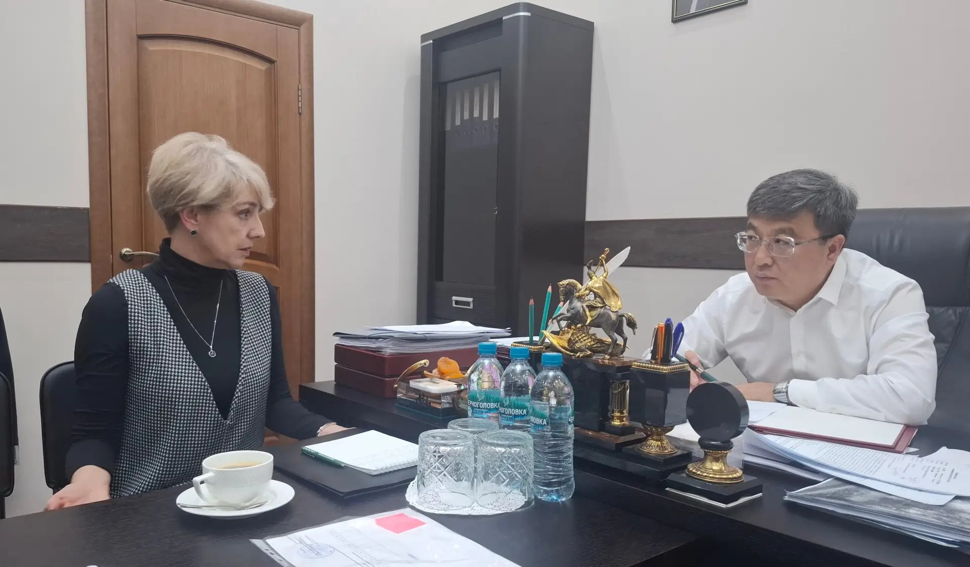 Рабочее совещание о ходе капитального ремонта муниципального архива г. Феодосии