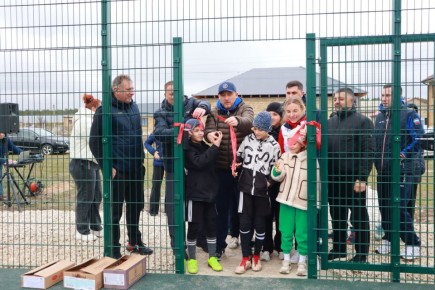 Два новых спортивных объекта открыли в Белогорске