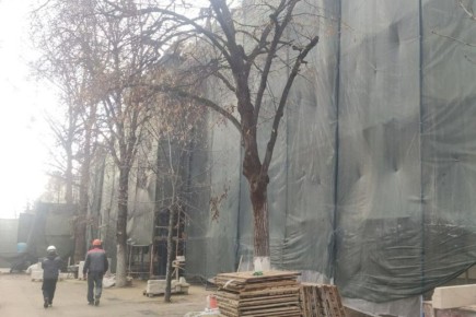 Татьяна Манежина осмотрела ход работ по сохранению здания Симферопольской городской Думы и управы