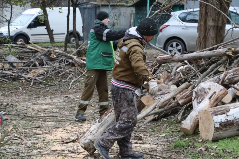 Олег Каторгин: В Керчи продолжаются работы по ликвидации последствий сильного ветра, обрушившегося на город накануне Олег Каторгин: В Керчи продолжаются работы по ликвидации последствий сильного ветра, обрушившегося на город накануне