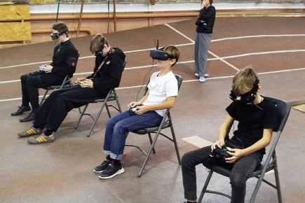 В Крыму прошли Первенство и Кубок гонок дронов