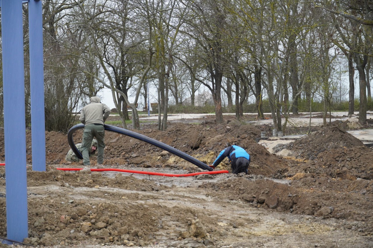 Олег Каторгин: Проинспектировал ход работ в Приморском парке Олег Каторгин: Проинспектировал ход работ в Приморском парке