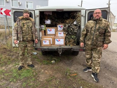 Валерия Петрусевич: Полная машинка с гуманитарной помощью уже отправилась на позиции к нашим бойцам