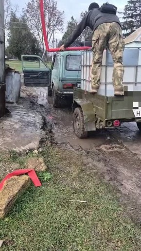 Валерия Петрусевич: Подаренный прицеп в действии