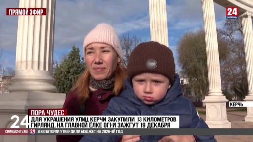 Керченские предприниматели украшают кафе и магазины к новому году