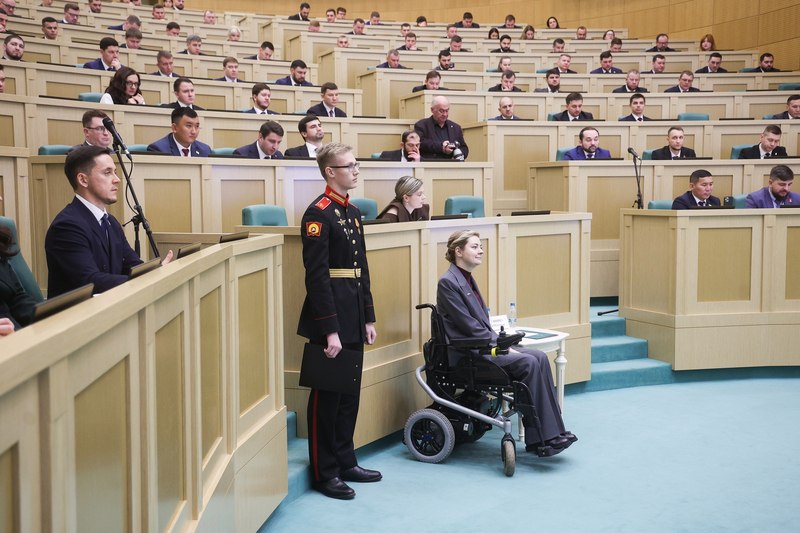 Екатерина Алтабаева: Сегодня в Совете Федерации состоялось заседание Палаты молодых законодателей, под руководством заместителя Председателя СФ Инны Святенко Екатерина Алтабаева: Сегодня в Совете Федерации состоялось заседание Палаты молодых законодателей, под руководством заместителя Председателя СФ Инны Святенко