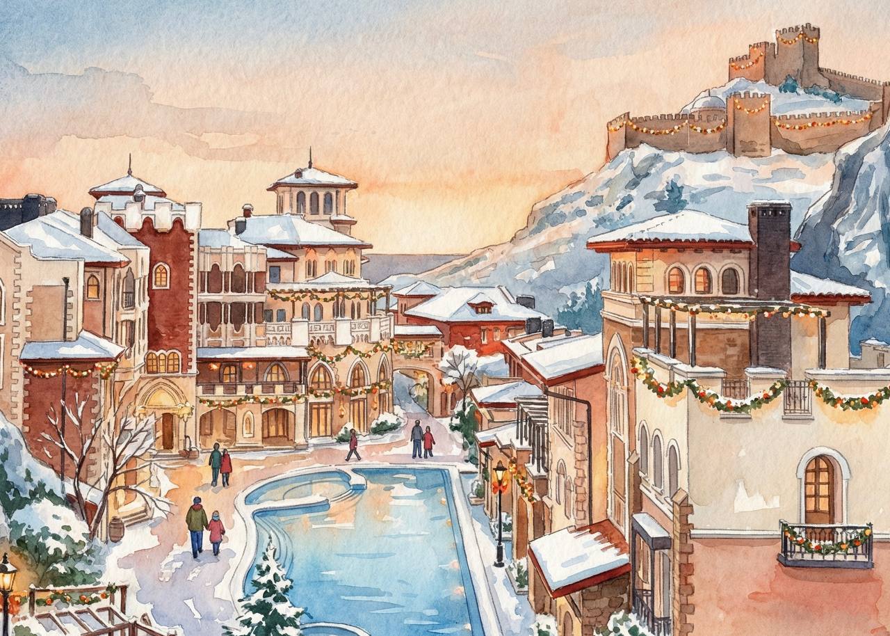 Новогодняя открытка от отеля «Soldaya Grand Hotel & Resort» Новогодняя открытка от отеля «Soldaya Grand Hotel & Resort»