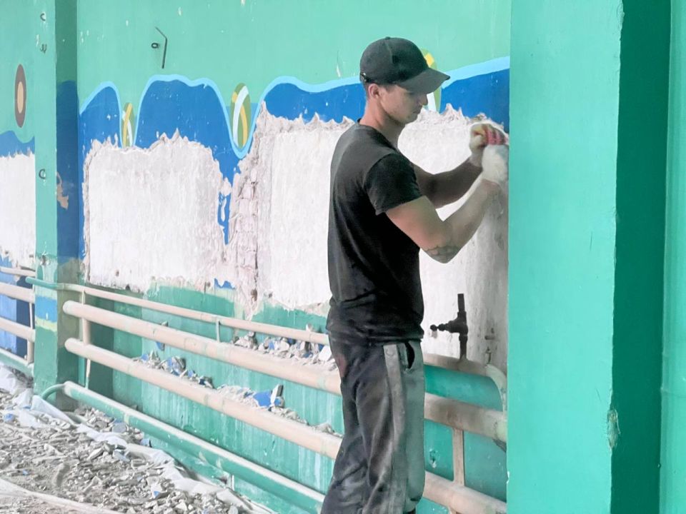 Олег Каторгин: В школе № 13 приступили к капитальному ремонту спортивного зала Олег Каторгин: В школе № 13 приступили к капитальному ремонту спортивного зала