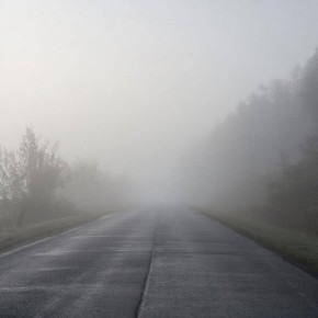 Густой туман накрыл Симферополь