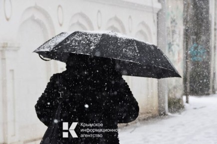 Снег и сильный ветер ожидаются в Крыму в ближайшие дни