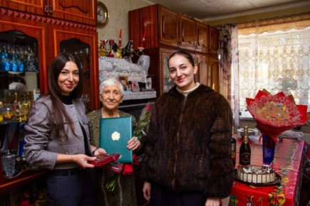 Жительница Симферополя Анна Ивановна Скогорева отмечает 104-летие