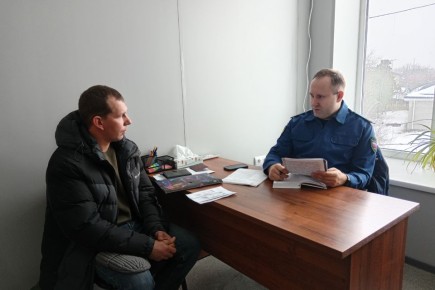 Прокурор Белогорского района Игорь Руденко провел личный прием родственников участников специальной военной операции