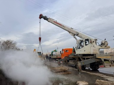 Олег Каторгин: Работы по ремонту теплотрассы по ул. Ворошилова, 9А завершены