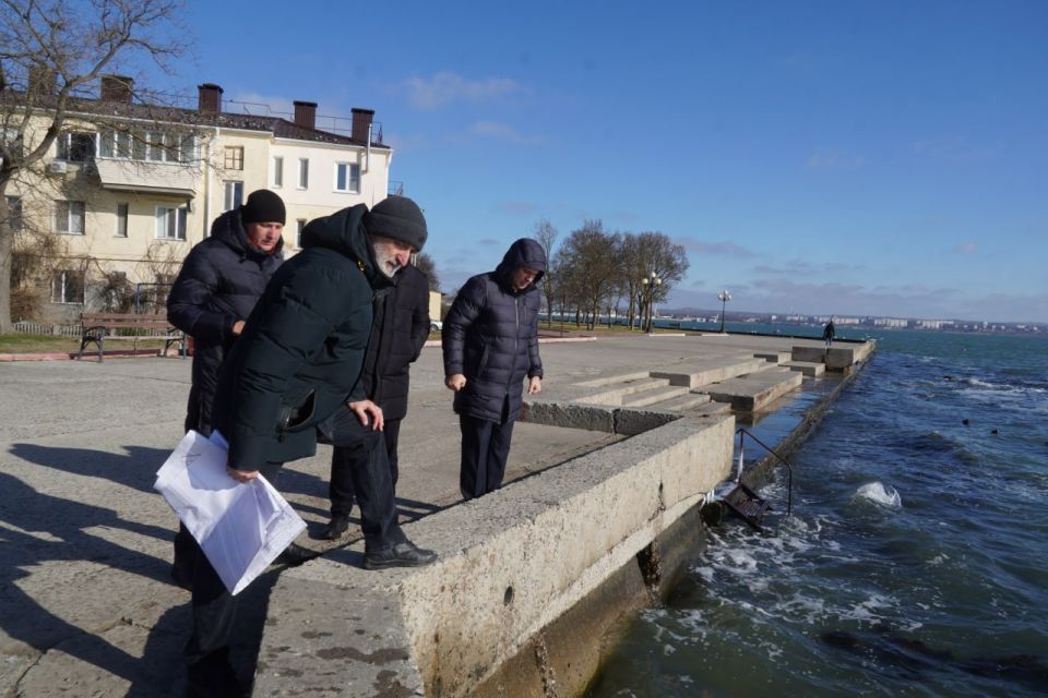 Олег Каторгин: Сделаны первые шаги в реализации поручения Главы Крыма Сергея Аксёнова о назначении единого подрядчика для выполнения берегоукрепительных работ на городской набережной Олег Каторгин: Сделаны первые шаги в реализации поручения Главы Крыма Сергея Аксёнова о назначении единого подрядчика для выполнения берегоукрепительных работ на городской набережной